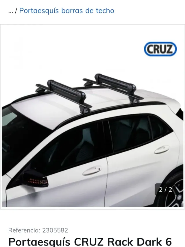 Portaesquís CRUX Rack Dark 6