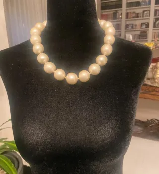 Conjunto perlas cultivadas grandes,pendientes,coll