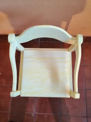 Sillon en madera maciza