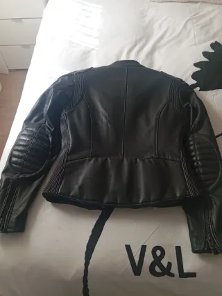 Chaqueta de cuero para moto