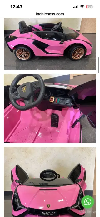 Coche Eléctrico Lamborghini Sian 12V