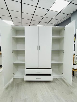 Armario 4 puertas 2 cajones moderno alta calidad
