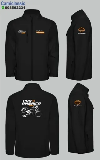 HARLEY STREET GLIDE Y PAN AMERICA CHAQUETA!!