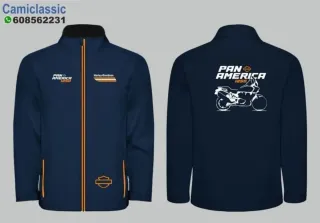 HARLEY STREET GLIDE Y PAN AMERICA CHAQUETA!!