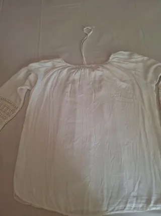 Blusa bohemia blanca