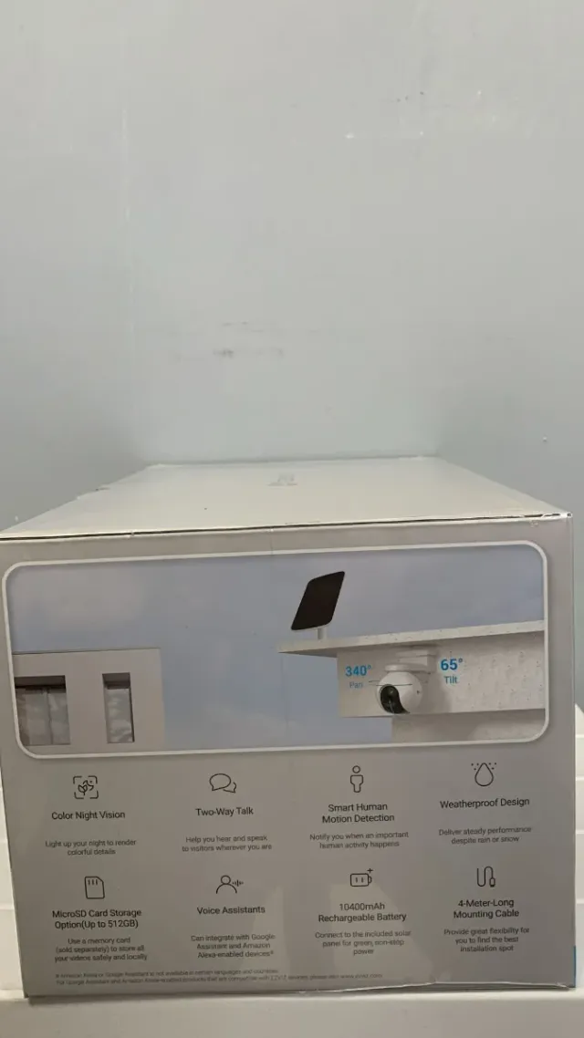 Fotocamera EZVIZ CB8 2K con Pannello Solare