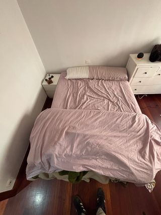 Colchón 1.35x1.90 con Canapé