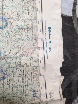 Mapa militar Hijar 1954