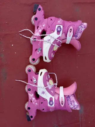 Patines rosas infantiles talla 28-31