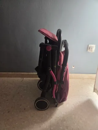 Silla de paseo niña rosa