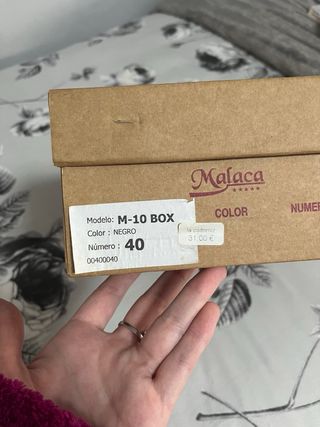 Zapatos de Baile Flamenco Malaca Negros