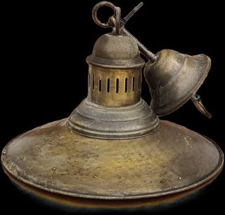 Lámpara de techo metálica