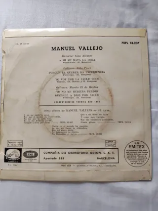 Cante Flamenco Manuel Vallejo VINILO