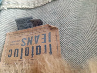 Abrigo largo vaquero Trafaluc azul Talla M