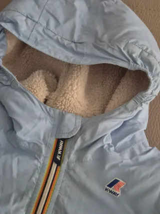Giubbotto K-Way Bimbo Azzurro