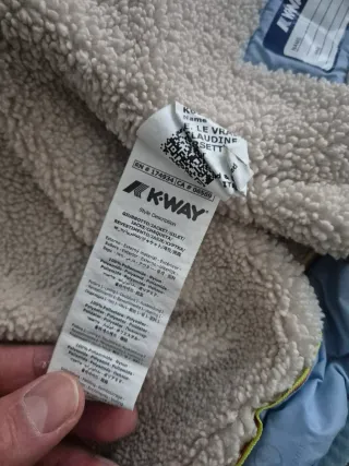 Giubbotto K-Way Bimbo Azzurro