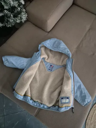 Giubbotto K-Way Bimbo Azzurro