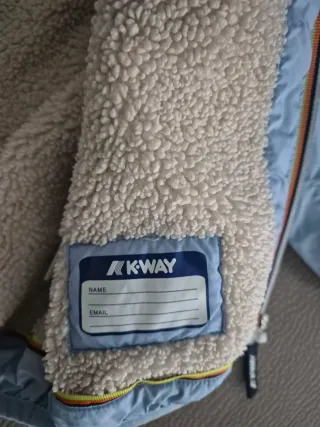 Giubbotto K-Way Bimbo Azzurro