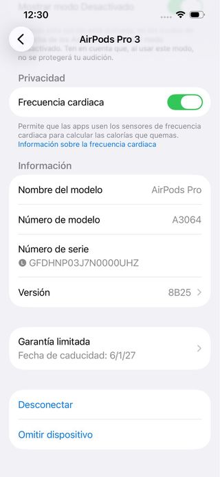 Auriculares Bluetooth Apple AirPods Pro 3#1W4KF7