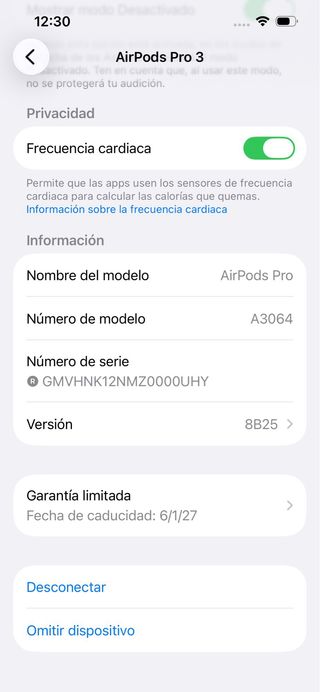 Auriculares Bluetooth Apple AirPods Pro 3#1W4KF7