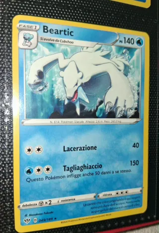 Carte Pokémon Cubchoo e Beartic