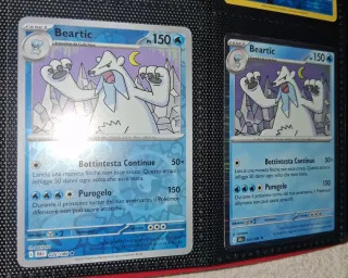 Carte Pokémon Cubchoo e Beartic