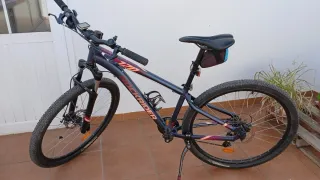 Bicicleta Rockrider ST 120 Morada
