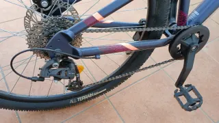 Bicicleta Rockrider ST 120 Morada