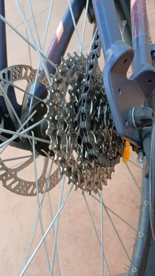 Bicicleta Rockrider ST 120 Morada