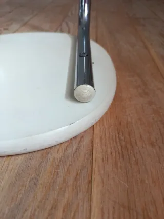 Taburete vintage cromado