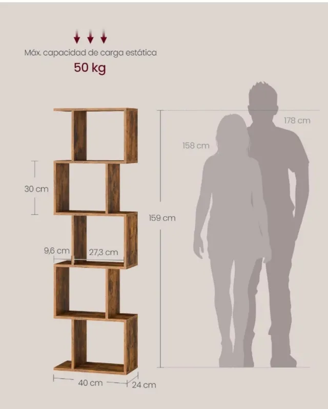 Estantería Modular VASAGLE 5 Niveles