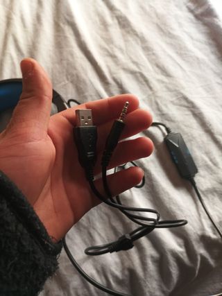 Cascos Gaming con Micrófono Azul