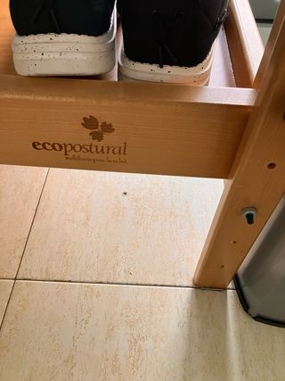 Camilla fija madera exopostural de 2 cuerpos