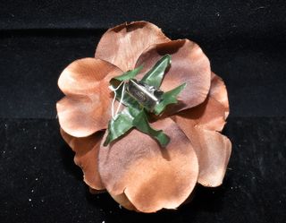 Rosa Decorativa Árbol Navidad Marrón