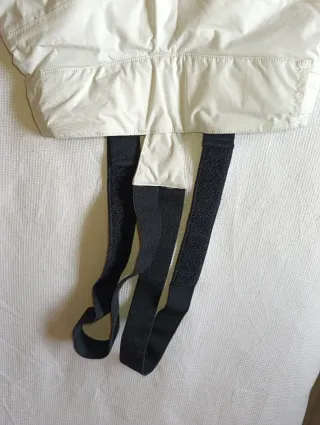 Pantalón de esquí blanco con tirantes