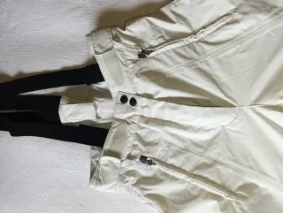Pantalón de esquí blanco con tirantes