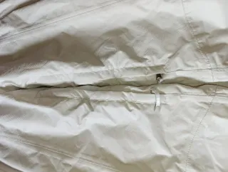 Pantalón de esquí blanco con tirantes
