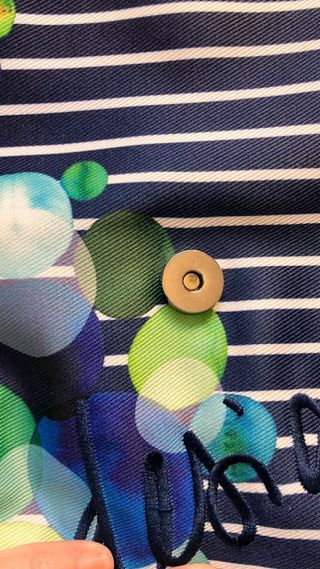 Borsa Desigual nuova blu e fantasia