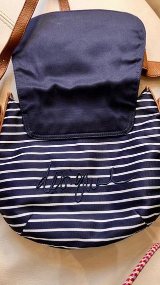 Borsa Desigual nuova blu e fantasia