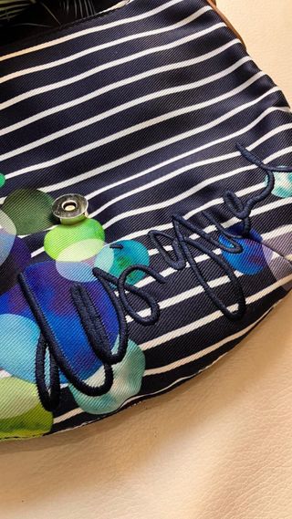 Borsa Desigual nuova blu e fantasia