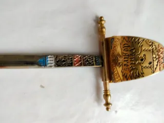 Damasquinado Toledo Espadas Decorativas . Medidas
