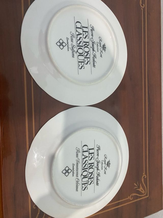 Platos decorativos Les Roses Classiques