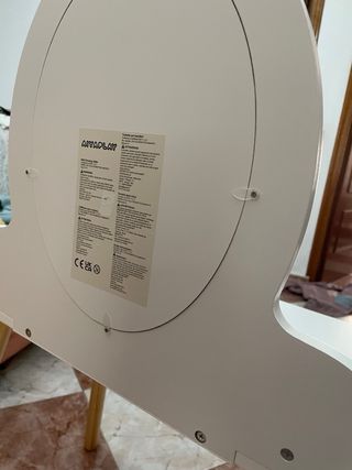 Tocador infantil de madera blanco