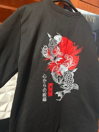 Jersey Negro Shein Japonés