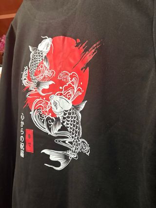 Jersey Negro Shein Japonés