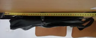 Mochila de cuero negra