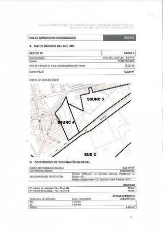 Solar en venta en Zona Alta en Ponferrada