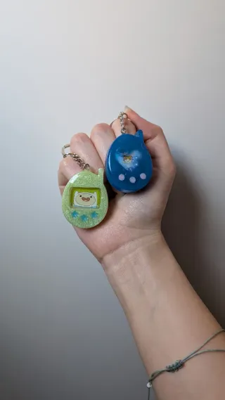 Llaveros de tamagotchi personalizados