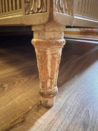 Cama Matrimonio Vintage Luis XVI con Cabecero