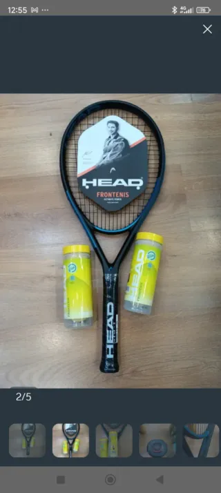 Raqueta Head Frontenis S6 + 2 botes bolas